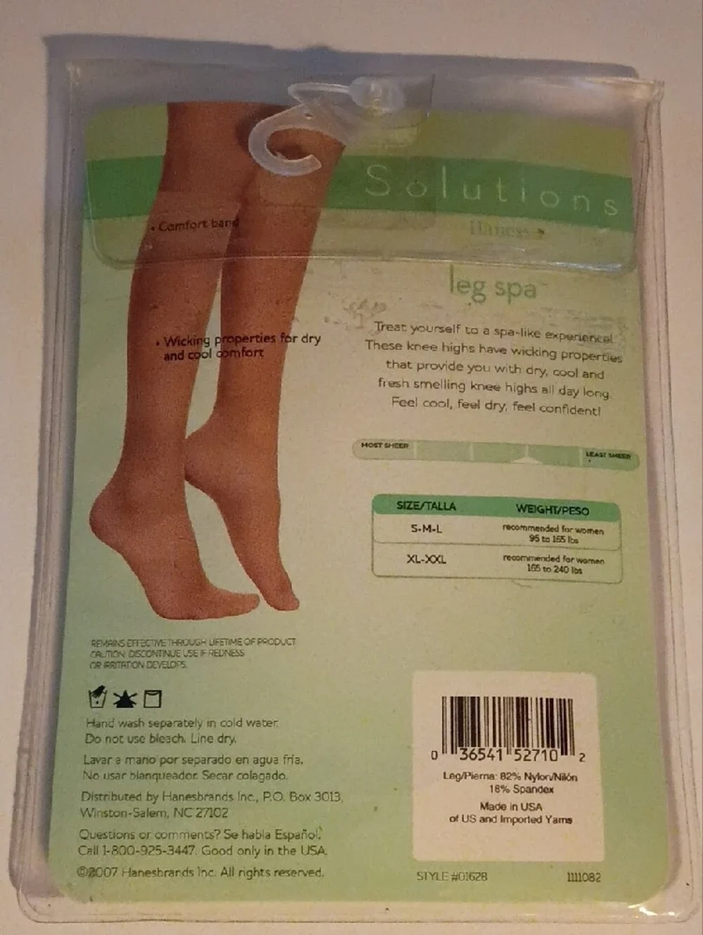 🌻5/$10 Hanes Solutions Comfort Knee Highs - Black